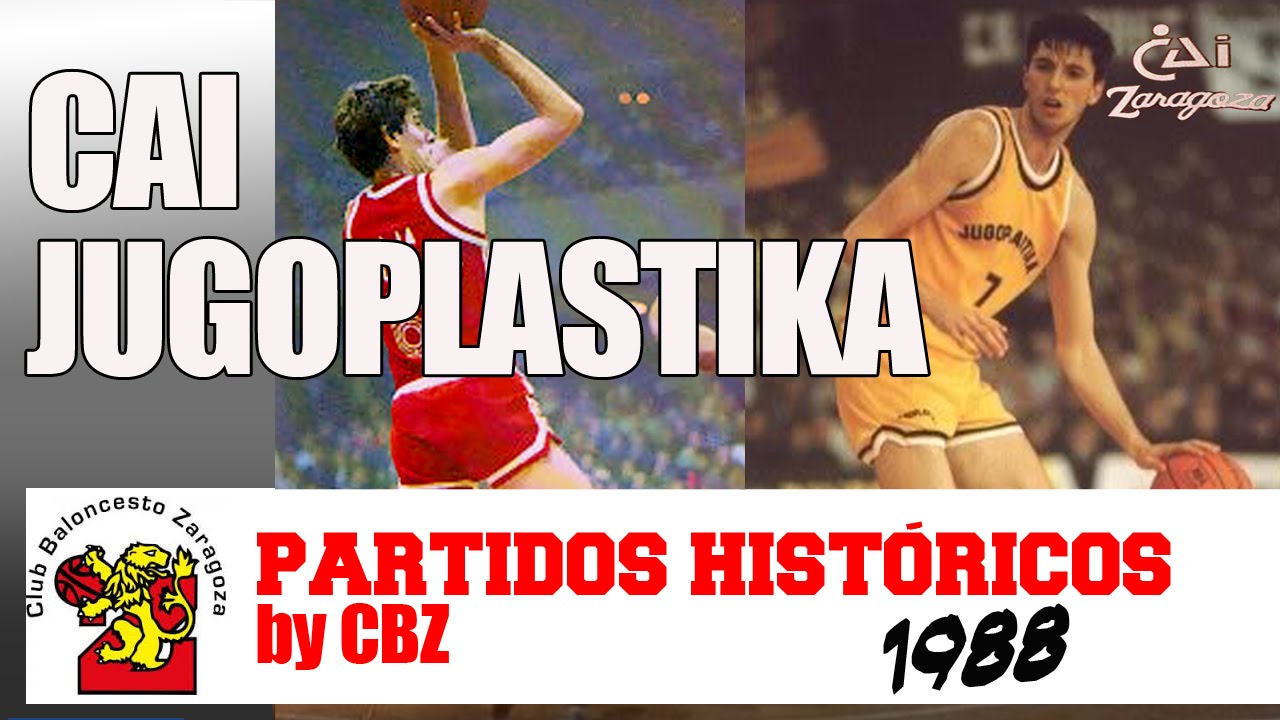 CAI Zaragoza-Jugoplastika Split Copa Korac 1987-88