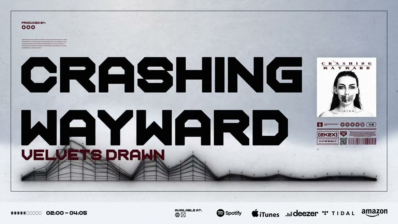 Crashing Wayward - Velvets Drawn (Visualizer)