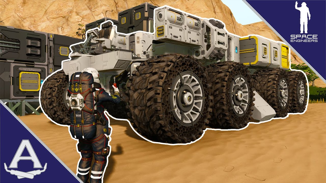 Давайте построим ГРУЗОВИК! — Space Engineers: полухардкорное выживание #5