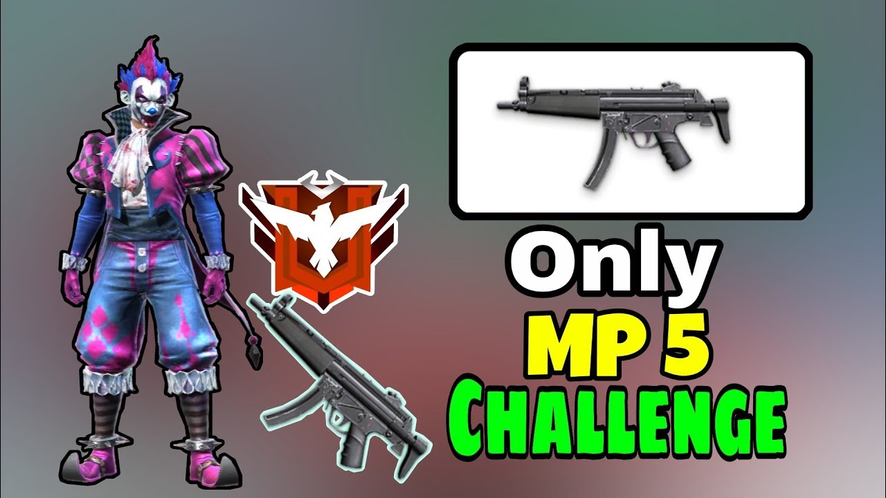 Only MP5 Challenge in Rank Match - Garena Free Fire - Desi Gamers