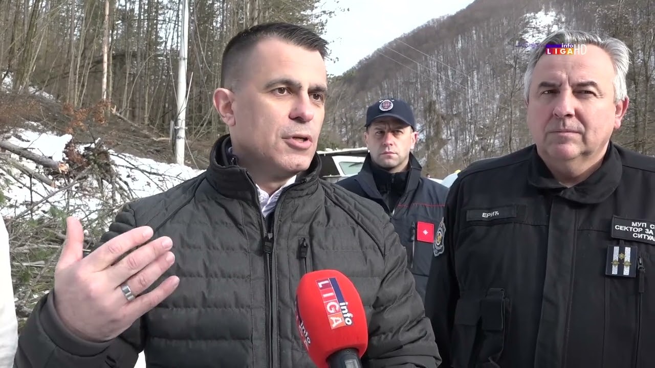 Vanredna situacija u Ivanjici još traje, teren obišao i ministar bez portfelja