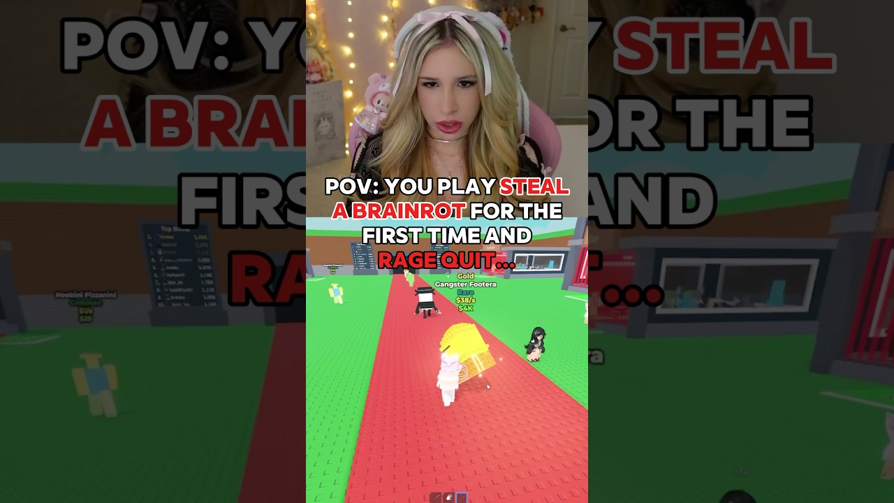 Когда ты &laquo;в ярости ушёл&raquo; в игре &laquo;Укради мозги&raquo; на ROBLOX! 😖