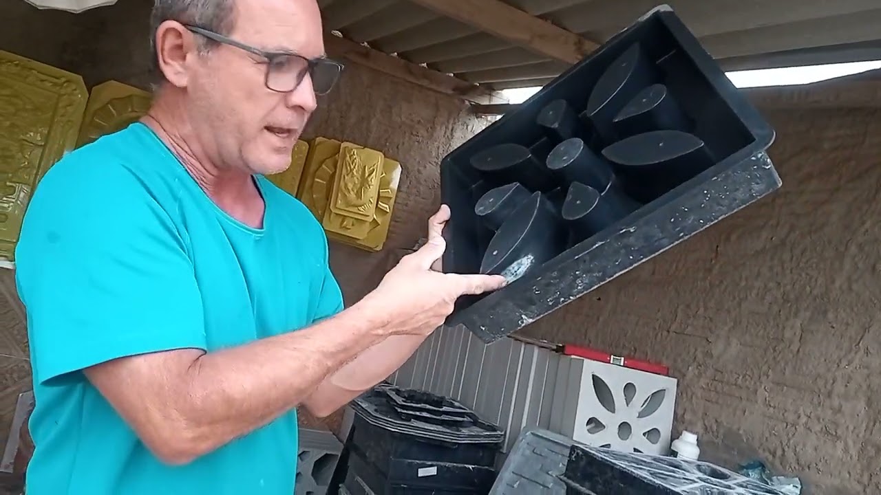 COMO FAZER COBOGÓ DE CIMENTO MODELO FLOR 40X40...