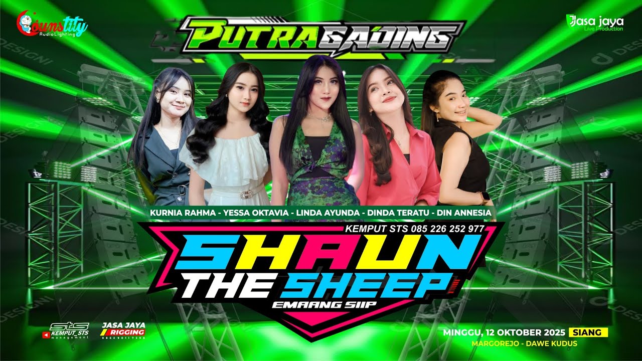 LIVE SHAUN THE SHEEP - HAPPY PARTY PUTRA GADING - MARGOREJO DAWE KUDUS | COUNSTITY AUDIO