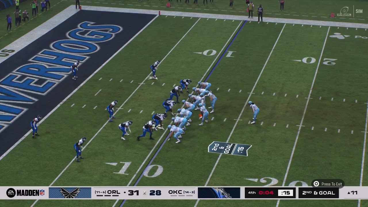 Madden 26 GFL Sim League Division Playoff Game Orlando Aviators at Oklahoma City River Hogs