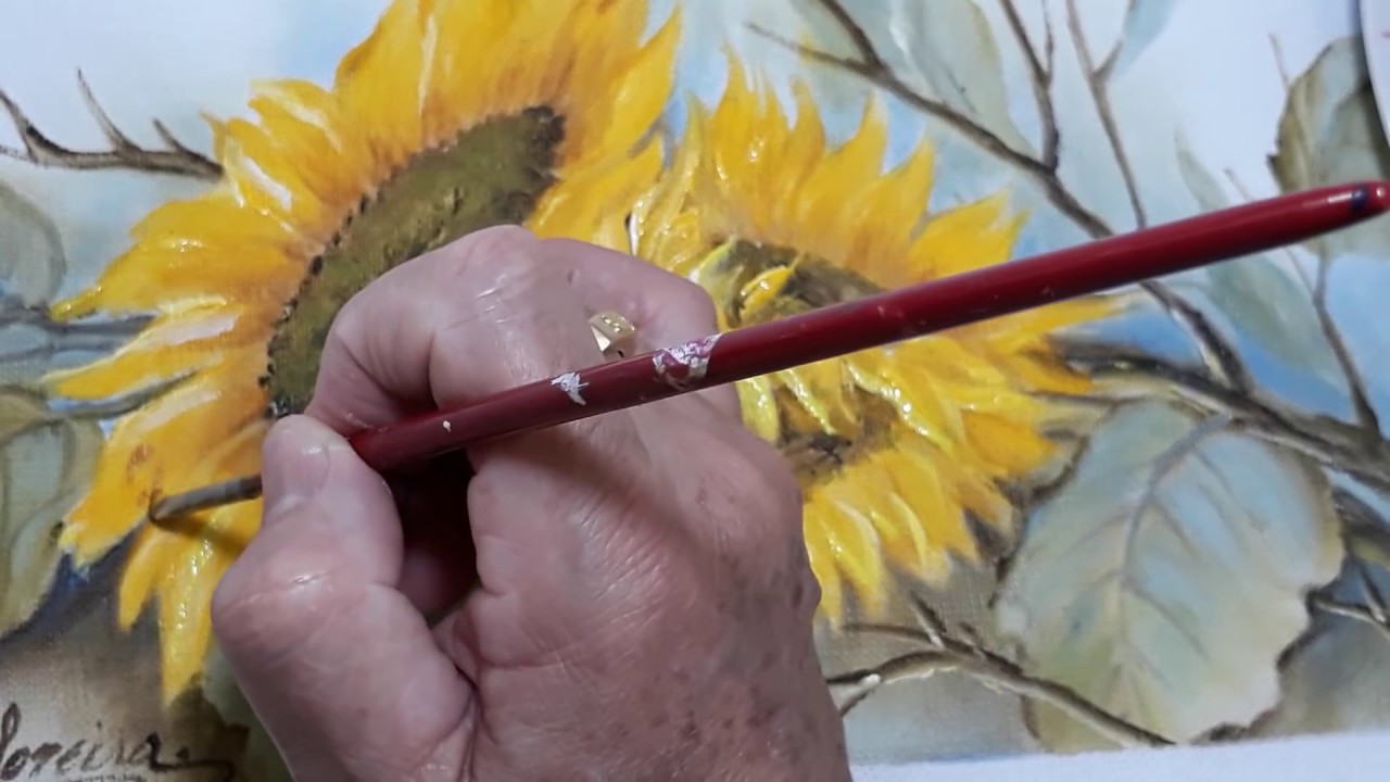 Pintando Girassóis-Parte2
