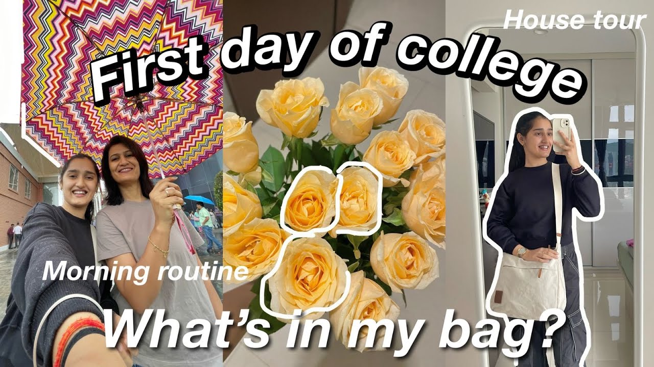 FIRST DAY OF COLLEGE | What's in my College Bag?