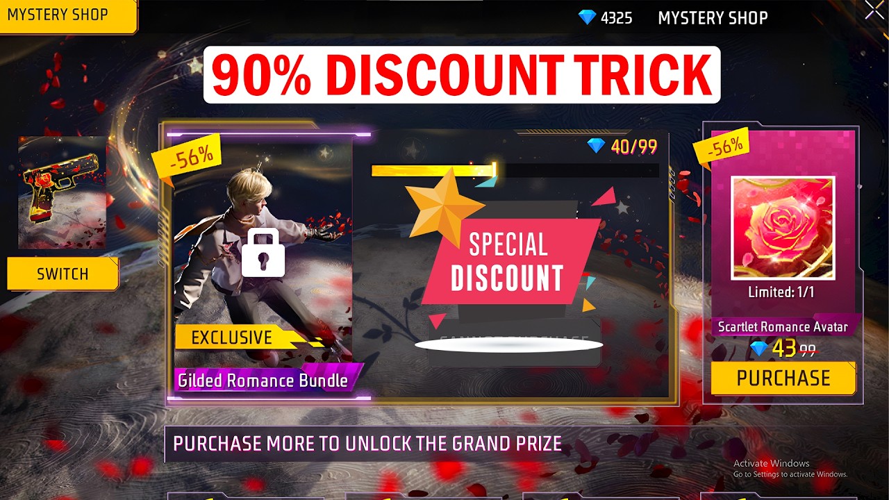 Valentine Mystery Shop 🔥 | 90% Discount Kaise Milega? | Free Fire New Event