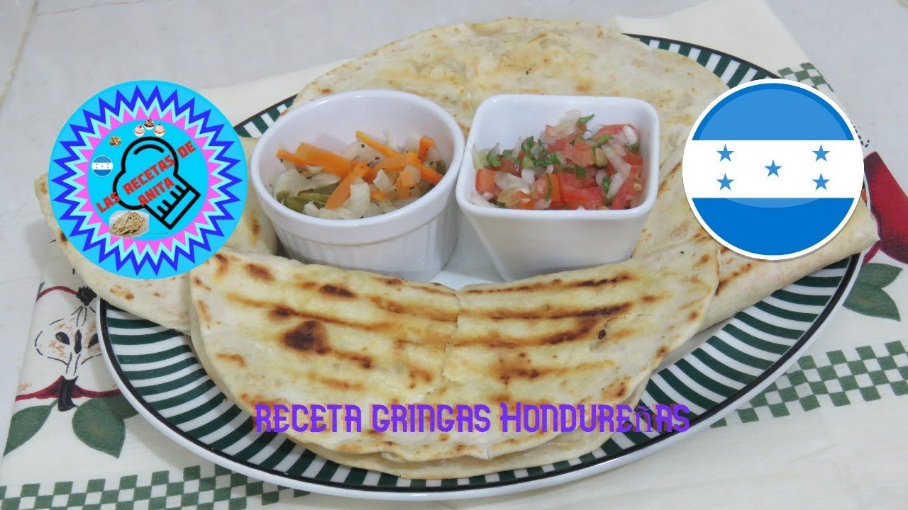 receta gringas Hondureñas  , las recetas de anita