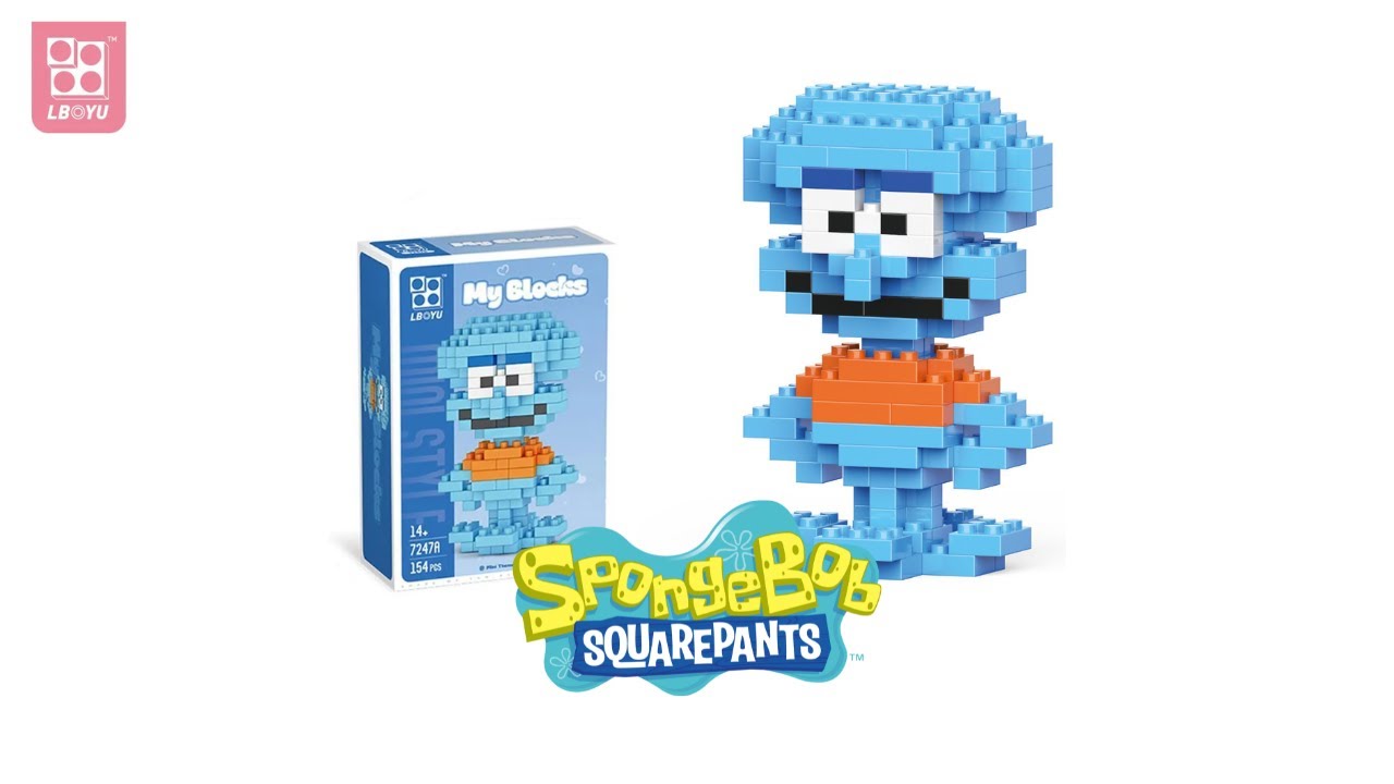 Speed Build Lego Nano Bricks Spongebob Square Pants - Squidward Tentacles