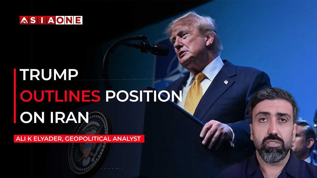 Trump Outlines Position On Iran | Ali K Elyader | Asia One News
