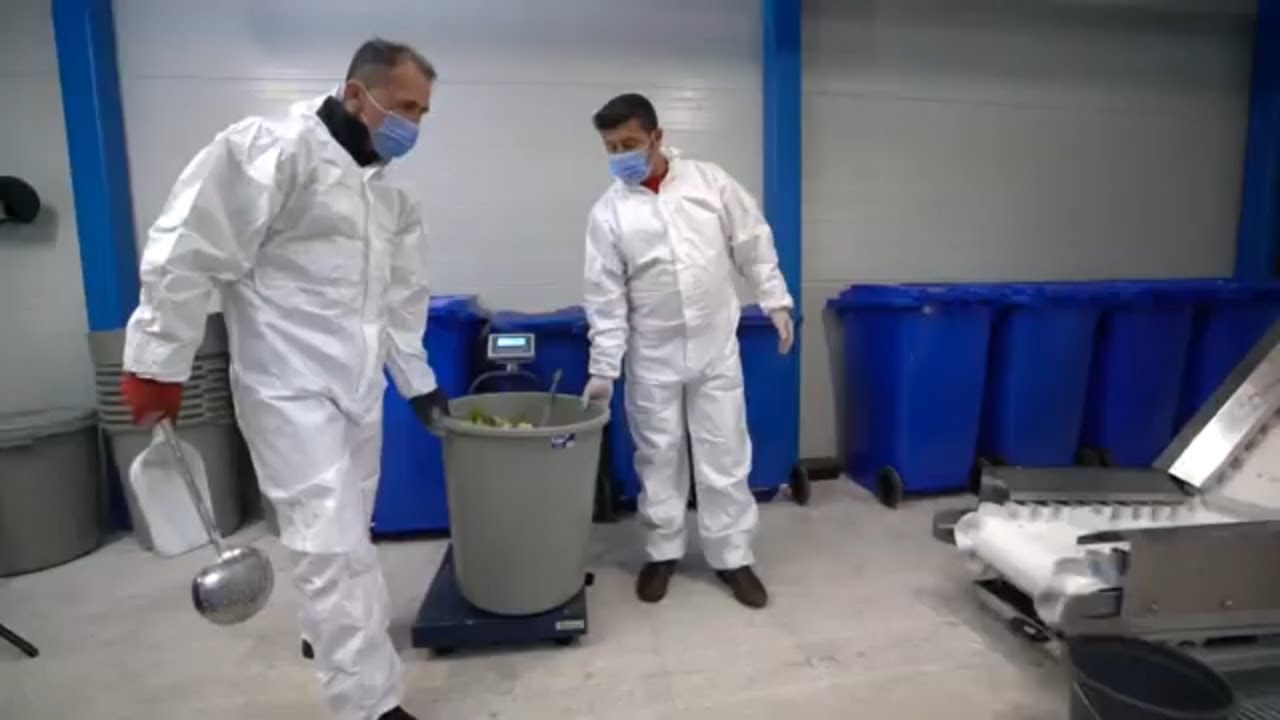 Automatic Organic Waste Compost Machine in Turkey SMS HYDROTECH #composting #owc #foodwaste #recycle