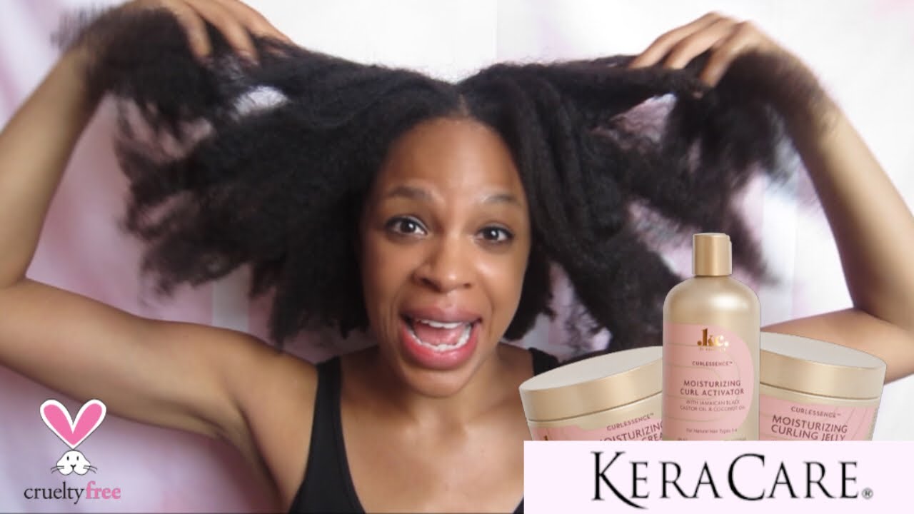 Natural Hair Care Products Under $10 // Trying Keracare Curl Essence Line on my Type 4 Hair