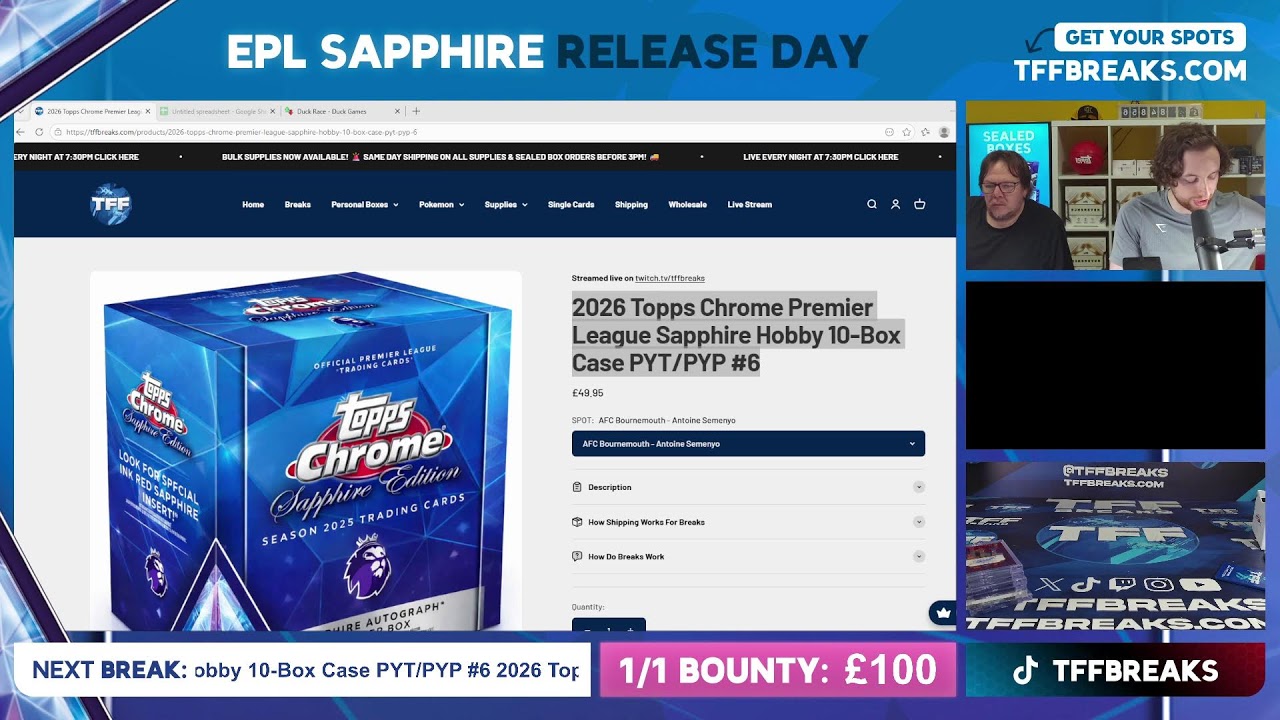 PL SAPPHIRE RELEASE DAY🔥THURSDAY BREAKS! 🔥TITLE CHARGE🔥 GIVEAWAYS 🔥