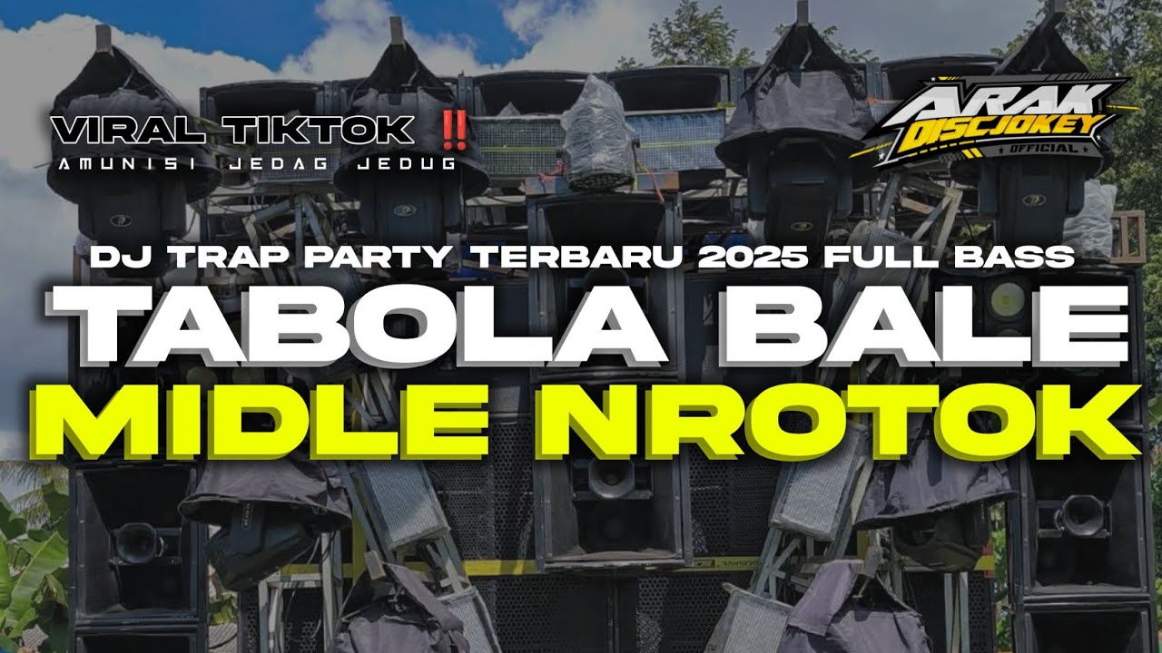 DJ CEK SOUND TERBARU 2025 • TABOLA BALE • TRAP PARTY ‼️ MIDLE NROTOK KRUEK