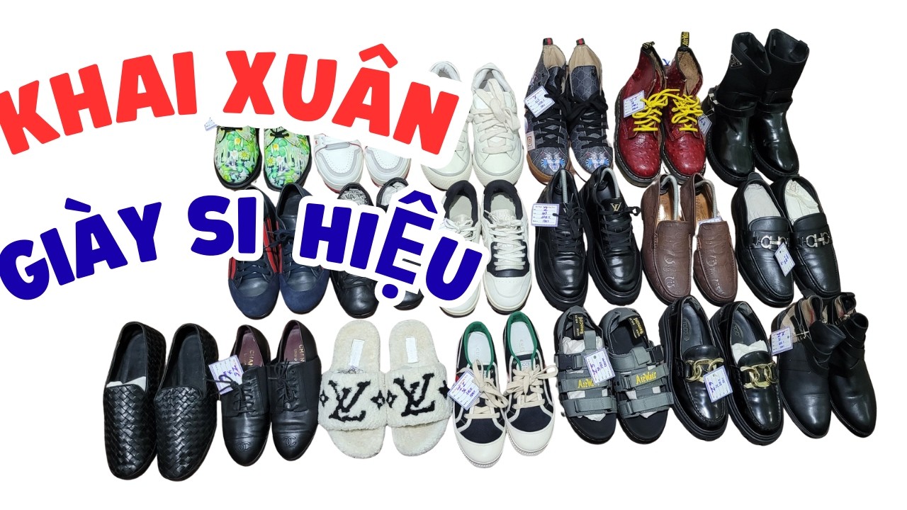 26/2/2025.9h sáng/ KHAI XUÂN TƯNG BỪNG giày si hiệu VIP nam nữ .../ 0377772136.