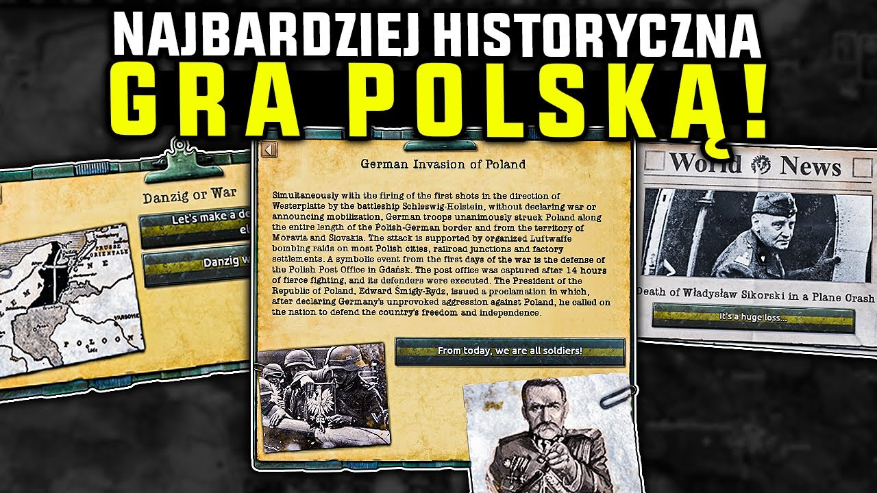 POWR&Oacute;T NAJBARDZIEJ HISTORYCZNEGO MODA DO POLSKI W HEARTS OF IRON 4