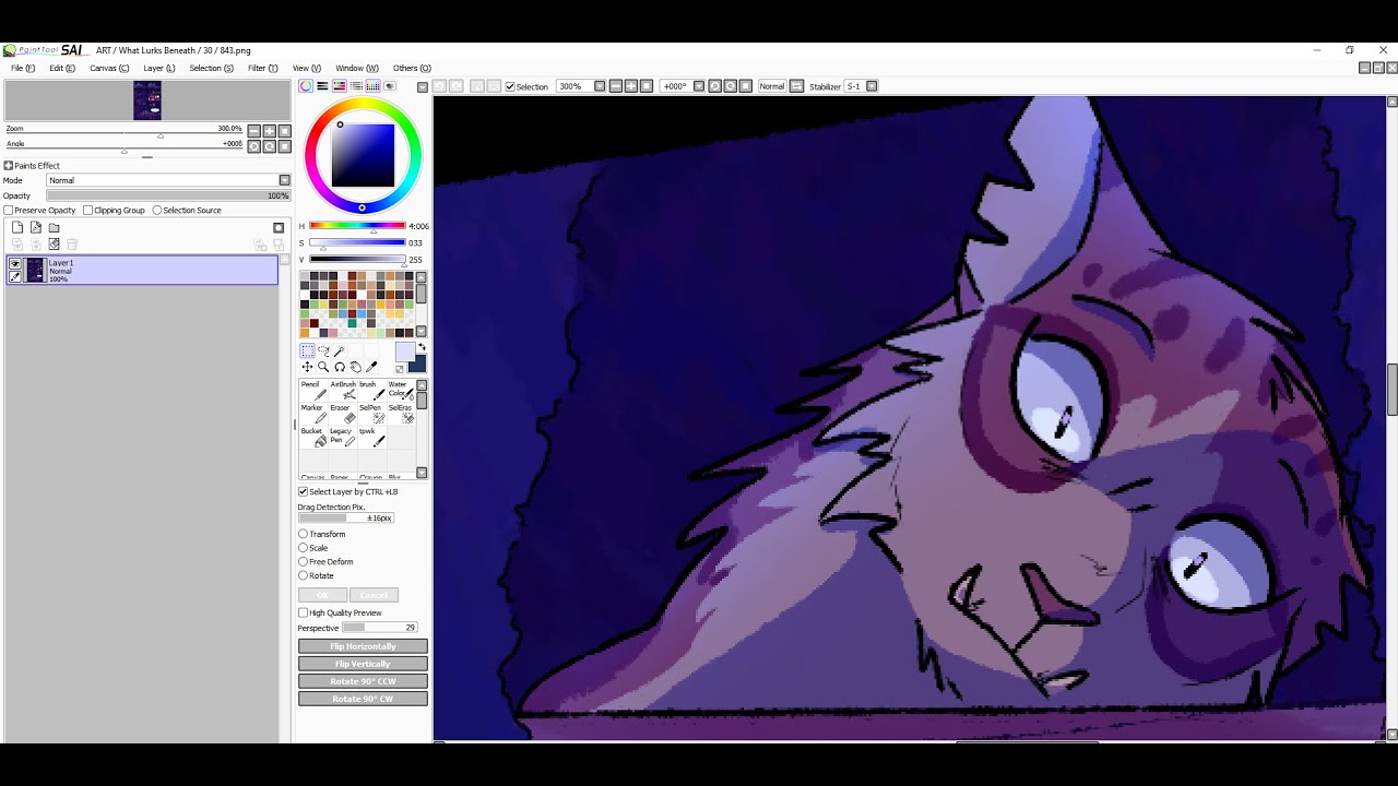 What Lurks Beneath- Speedpaint - page 843 / 844