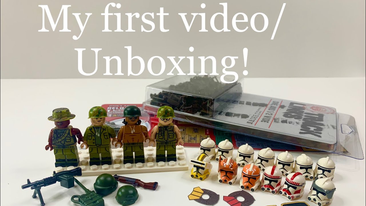 My First Unboxing!   Clonearmycustoms/Brickmania