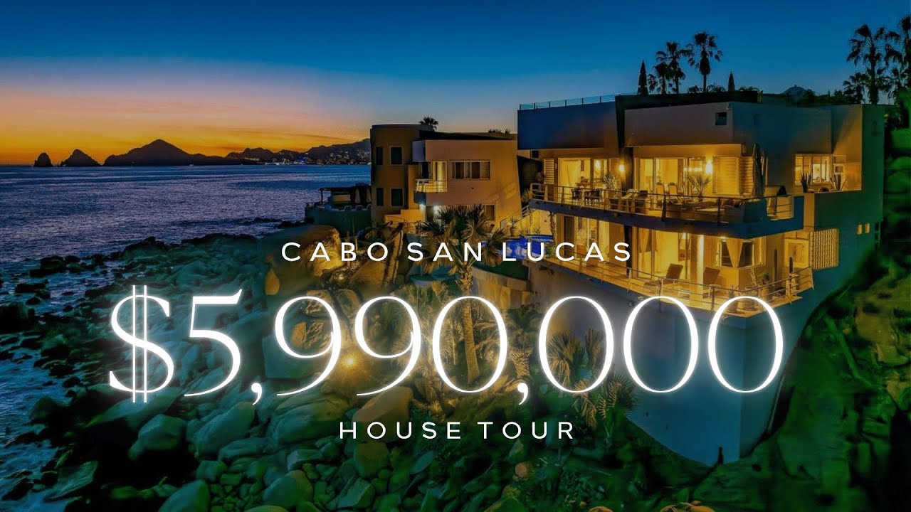 Luxurious oceanfront house in Cabo San Lucas: Casa Roca FOR SALE