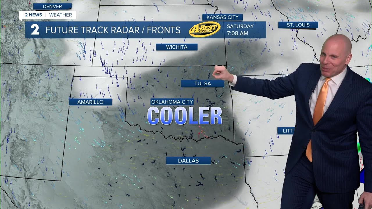 Cooler temperatures for Friday and the weekend