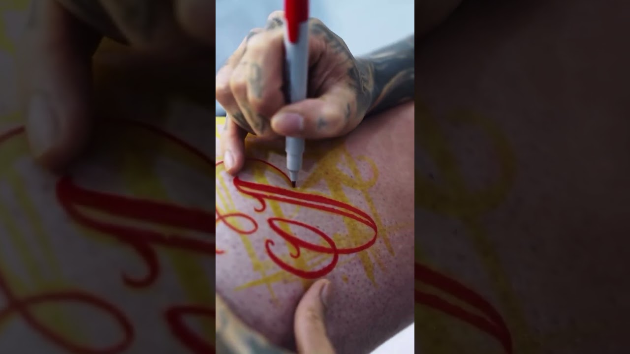 &bull; @thaomexicano Freehand lettering tattoo🇻🇳🇨🇭 . . . #Tigerspitbalm #tattooaftercare #tattoobalm