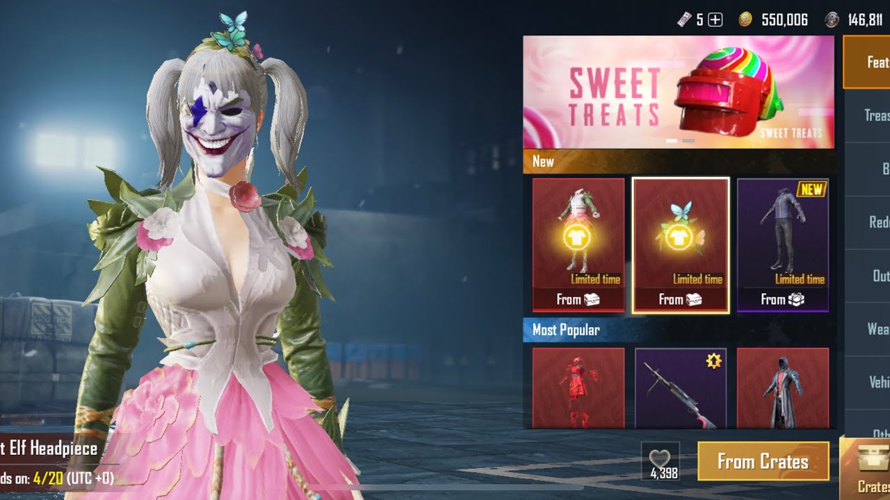 FOREST ELF SET - Pubg Mobile Crate Opening With 130 Coupons - Pubg Mobile Trash Game Ever !!!