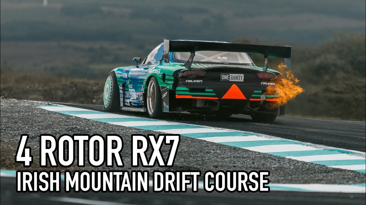 4 ROTOR RX7 IN THE WILD | Drifting Ireland’s Newest Race Track