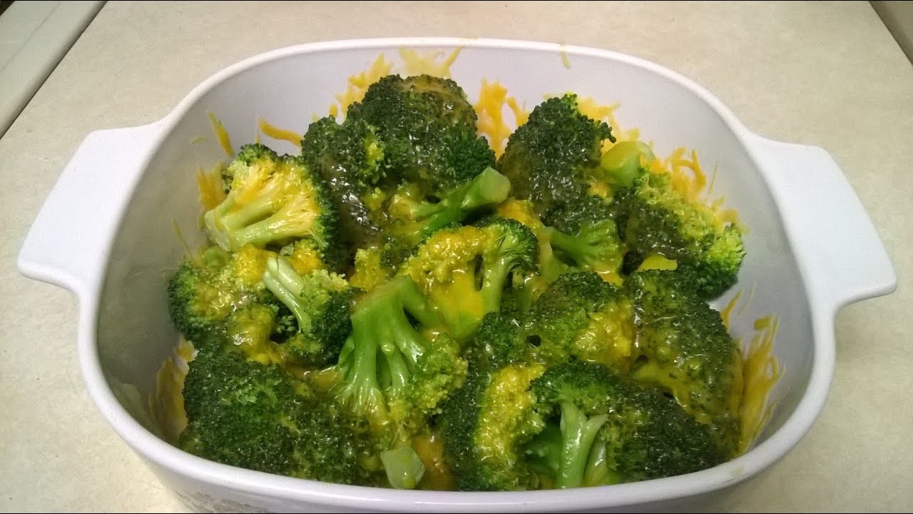 Broccoli And Cheese Recipe In The Microwave Oven