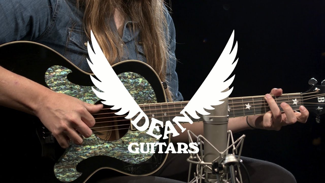 Dean Craig Wayne Boyd Electro Acoustic Solid Top, Classic Black | Gear4music demo