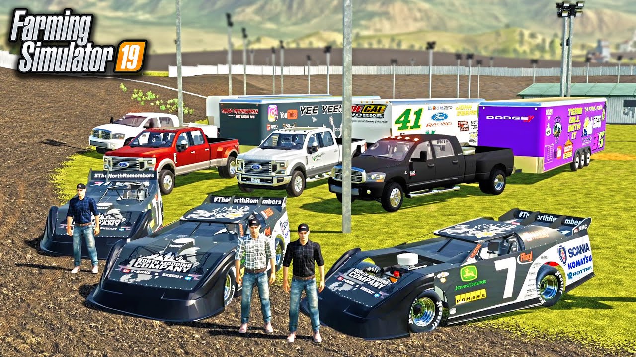 RACE DAY! FARMER'S RACING SERIES (IOWA TRACK) | FARMING SIMULATOR 2019