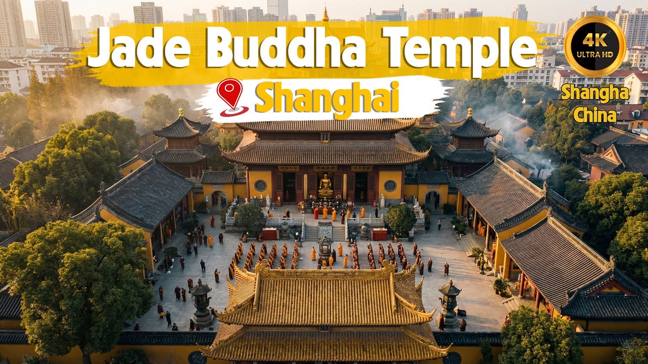 Jade Buddha Temple Shanghai: Inside the Most Sacred Temple | 4K Walking Tour