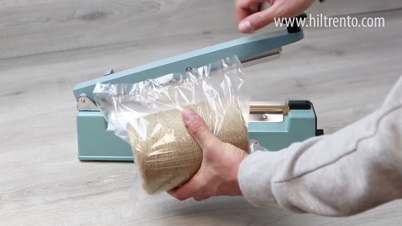 Máquina termoselladora para cerrar bolsas con calor #sellarbolsas #termoselladora #sacos