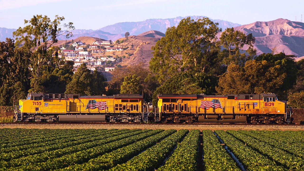 Justin Trackside - Union Pacific Trains in Southern California feat. UP 1111, UP 6290, & KCSM