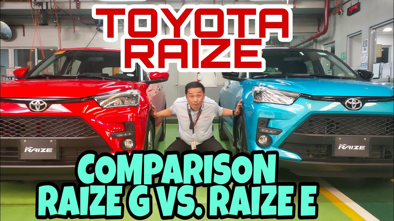 TOYOTA RAIZE COMPARISON | G vs. E  |  2022 ALL NEW AND REVIEW | TROPANG KATORSE