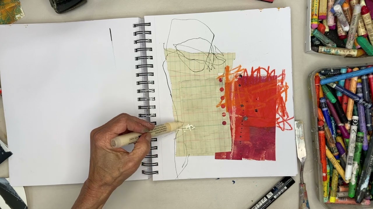 Collage and Drawing 2