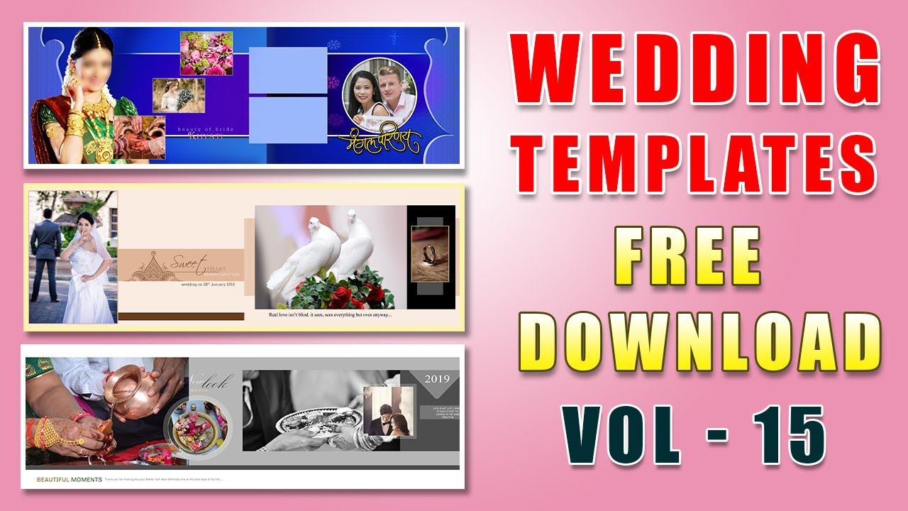 Indian Wedding Psd Templates 2019 Free Download# VOL -15