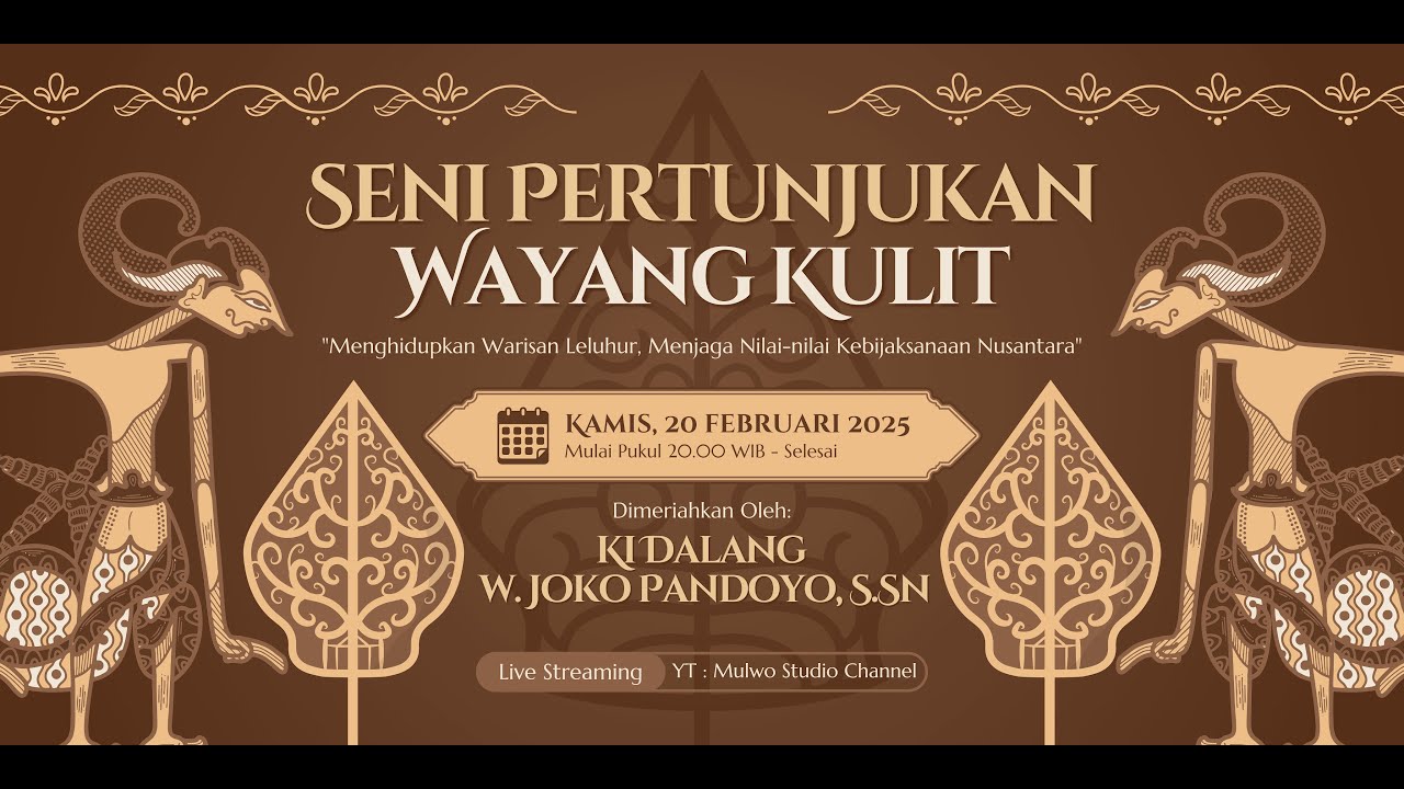 LIVE - PAGELARAN SENI WAYANG KULIT  | LAKON BARATAYUDHA JAYA BINANGUN  | #senibudaya #wayangkulit