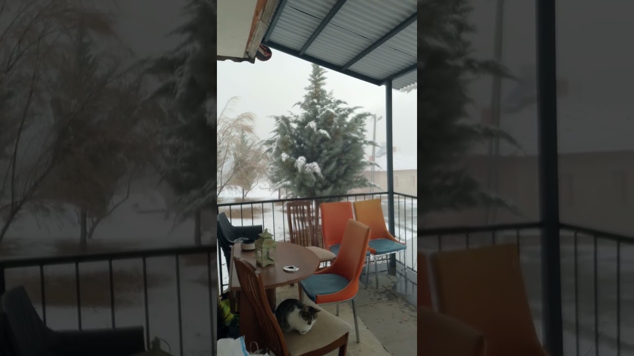 Dersim de yılın ilk karı yere düştü ☃️🌨️