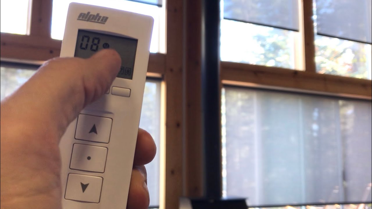 How to Use the Alpha Tubular Motors Remote Control- With Single and Multi Channels