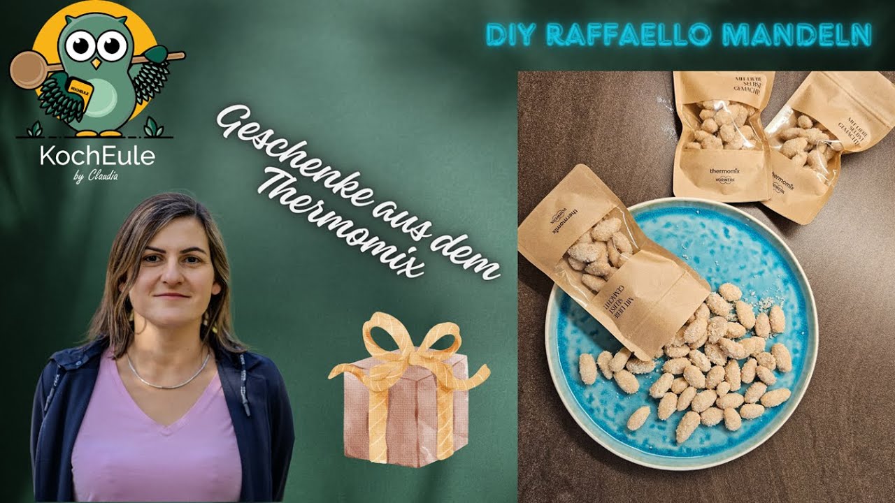 DIY Raffaello: Knackige Mandeln in zarter weißer Schokolade! | Thermomix® TM6 TM5 TM31 ♥️ 𝑲𝒐𝒄𝒉𝑬𝒖𝒍𝒆