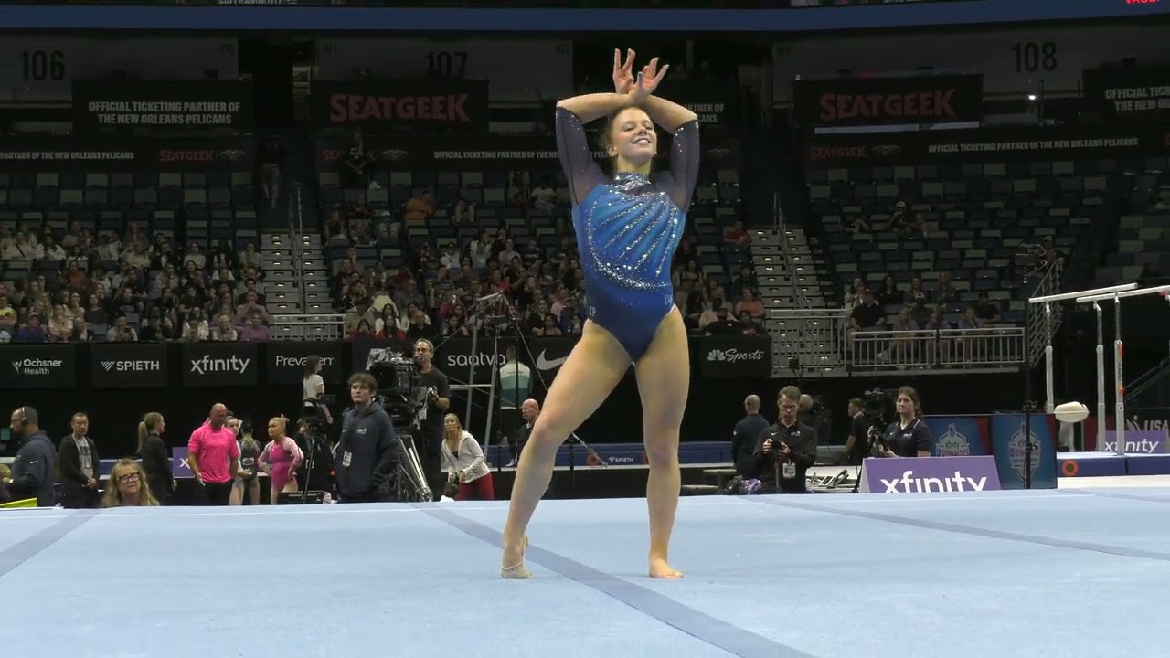 Dulcy Caylor -  Floor Exercise -  2025 Xfinity U.S. Championships -  Senior Women Day 1