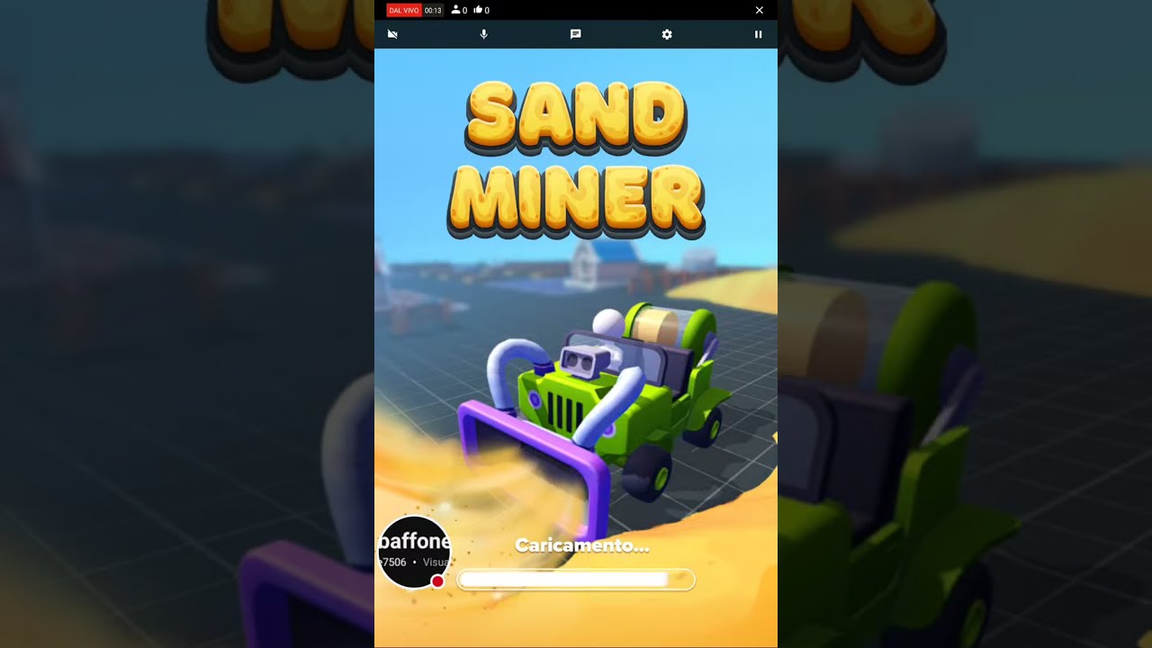 SAND MINER 3D LIVE STREAMING PLEASE LIKE & FOLLOW I LOVE U 3000