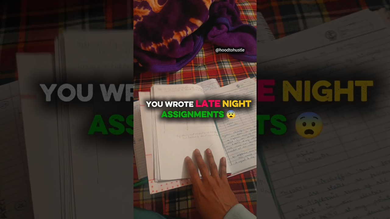‼️Tere late night Assignments ❌ रद्दी ✅ 