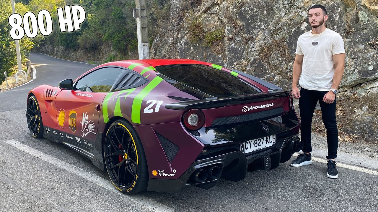 400 000 EURO, 800 CHEVAUX 🤯 ON SORT LA FERRARI F12 ONYX (Les gens sont choqu&eacute;s😂)