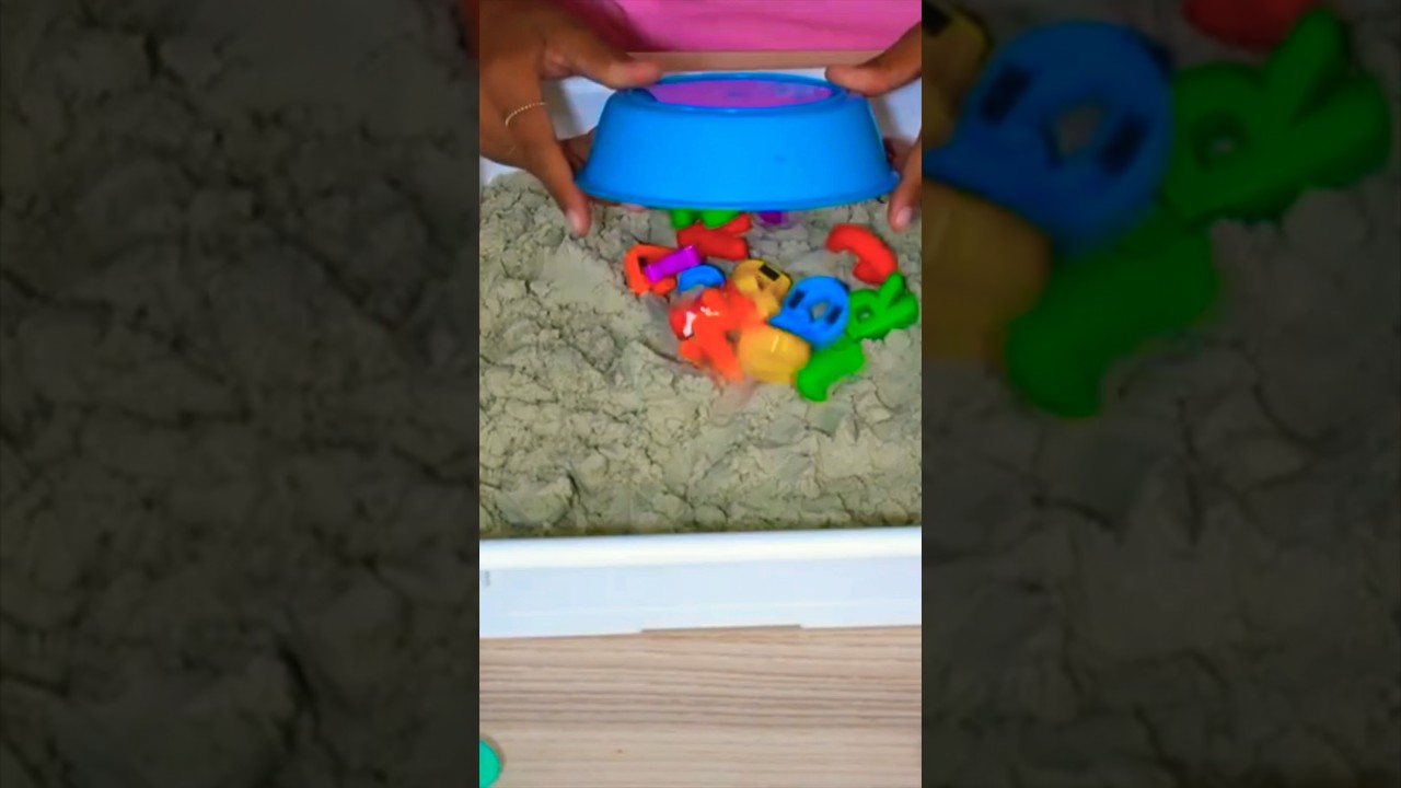 Sensory Bin Activities | Preschool Activities | Learn Letters |  Spelling Name Activity | Sand Play