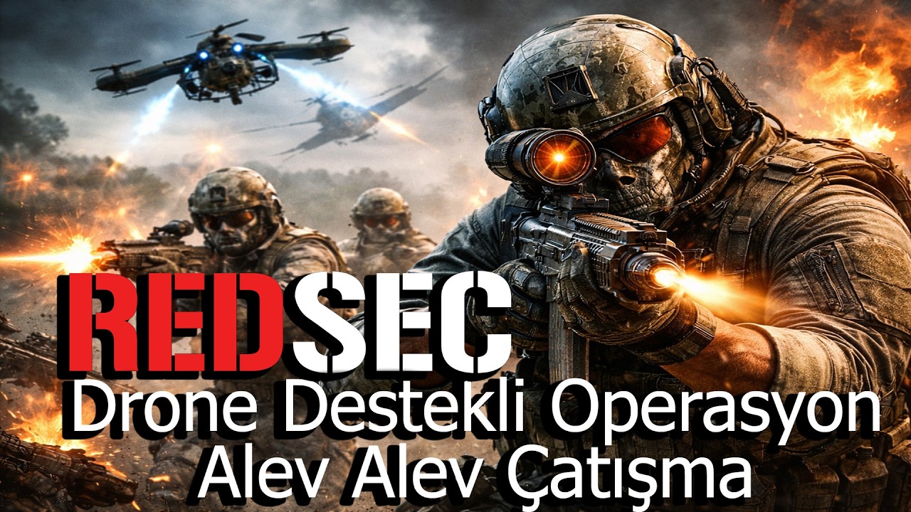 SQUAD Kaosu | Drone Destekli Termal Operasyon | BF6 RED SEC | BATTLEROYALE