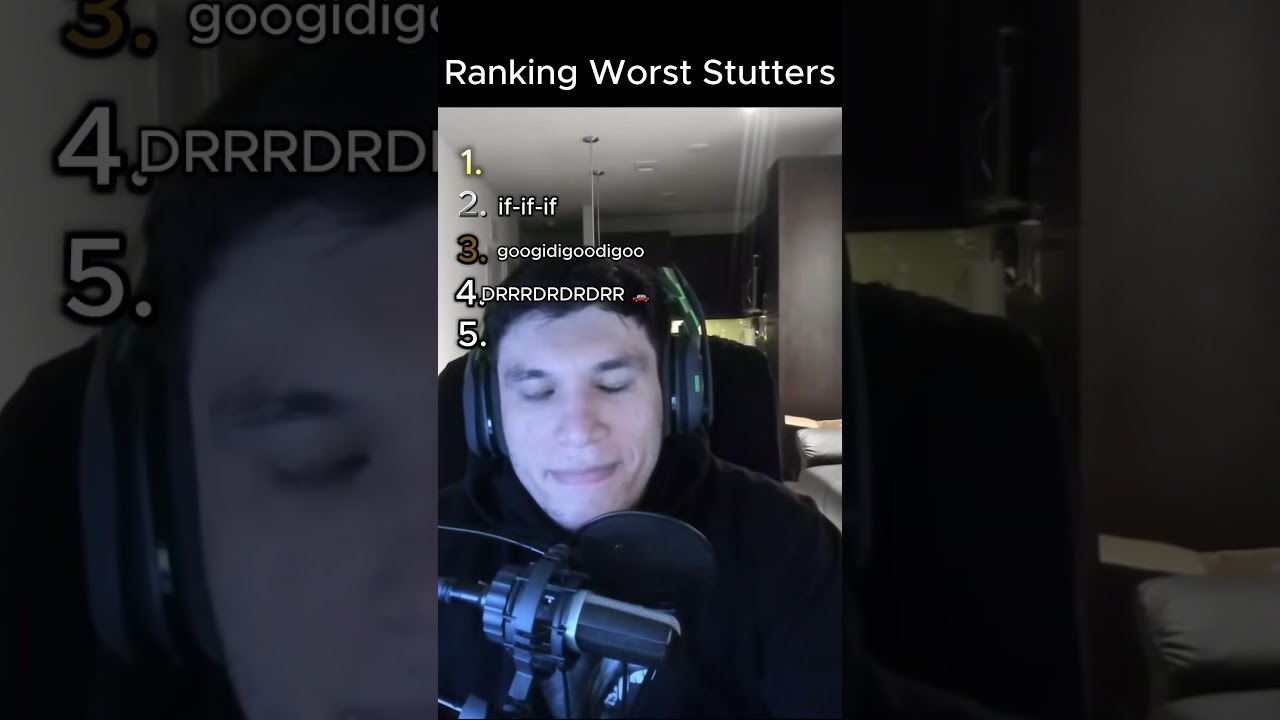 Worst Stutters 😭😭 #funny #ranking #stutter #best