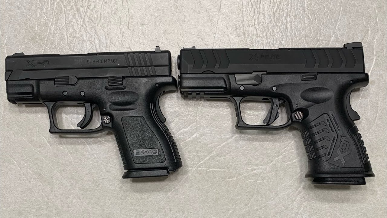 Два недооценённых образца огнестрельного оружия: Springfield Armory XD9 Subcompact против Springf...