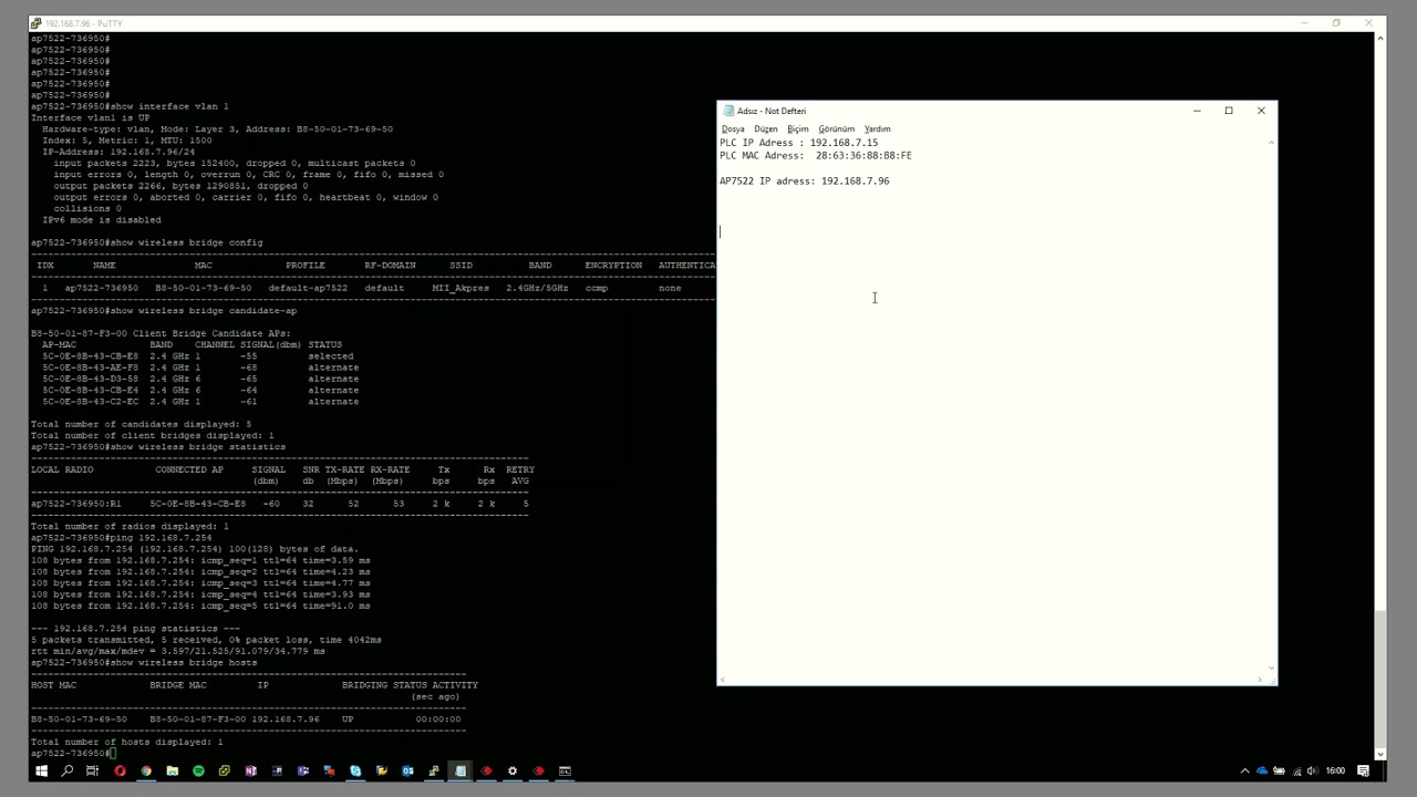 Extreme AP7522 Client Bridge